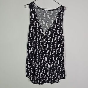 Kismet large black and gray tank top